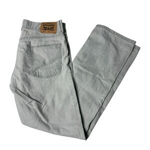 Levi's Gray Jeans 513 slim straight size 18 regular 29 x 29